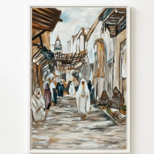 Tableau Souk Marocain – Vie & Tradition